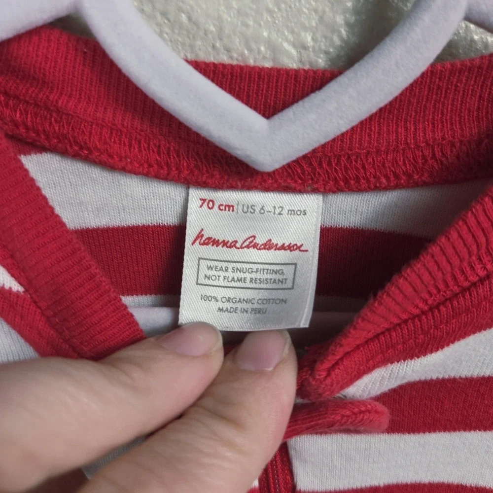 Hanna‎ Andersson + Burt's Bees Baby Pajama Bundle 3pc Organic Cotton 6-12M